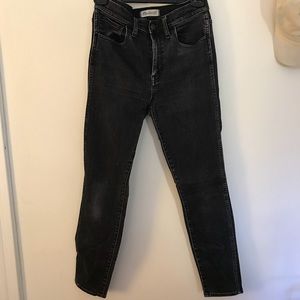 Madewell 10”High Riser Skinny Captain Wash